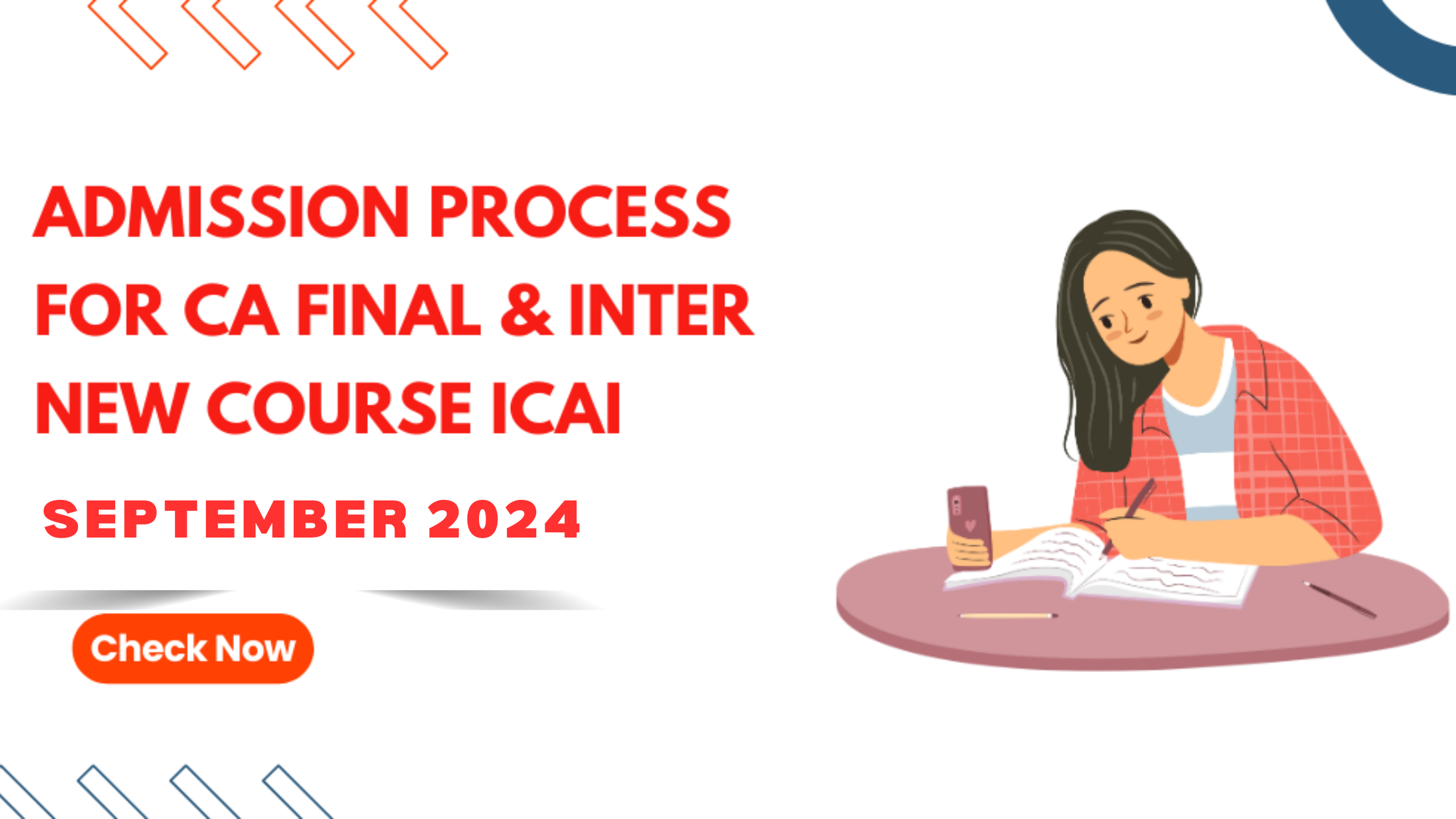 Admission Process for CA Final & Inter New Course ICAI January 2025| Latest