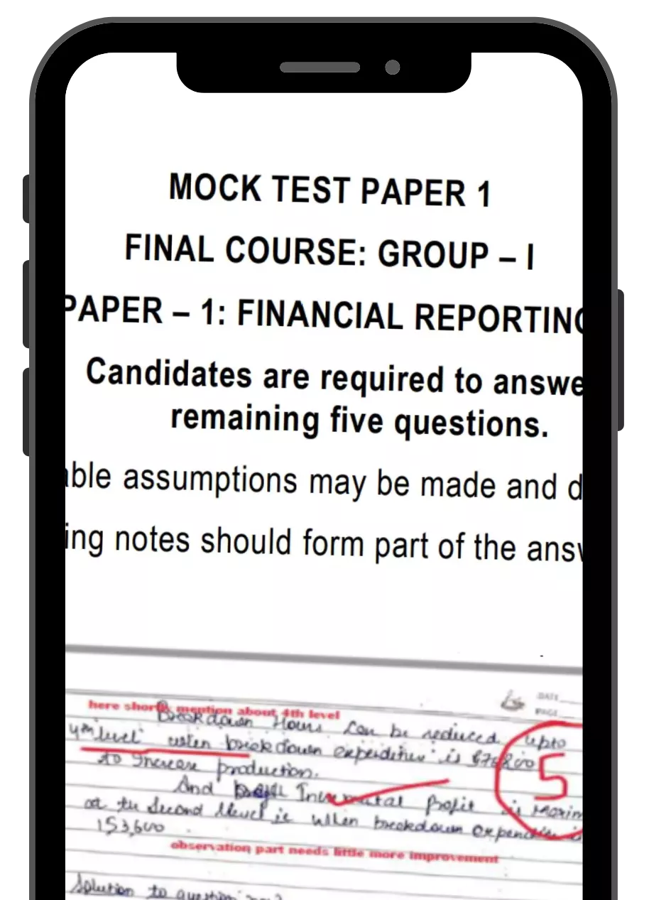 MCQ Test Screen