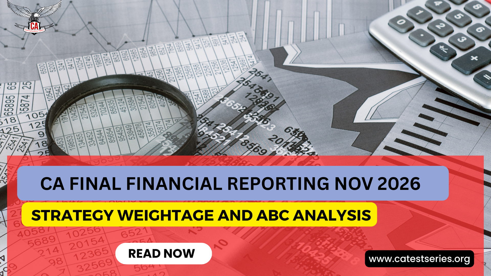 CA Final Financial Reporting November 2026 Strategy Weightage and ABC Analysis