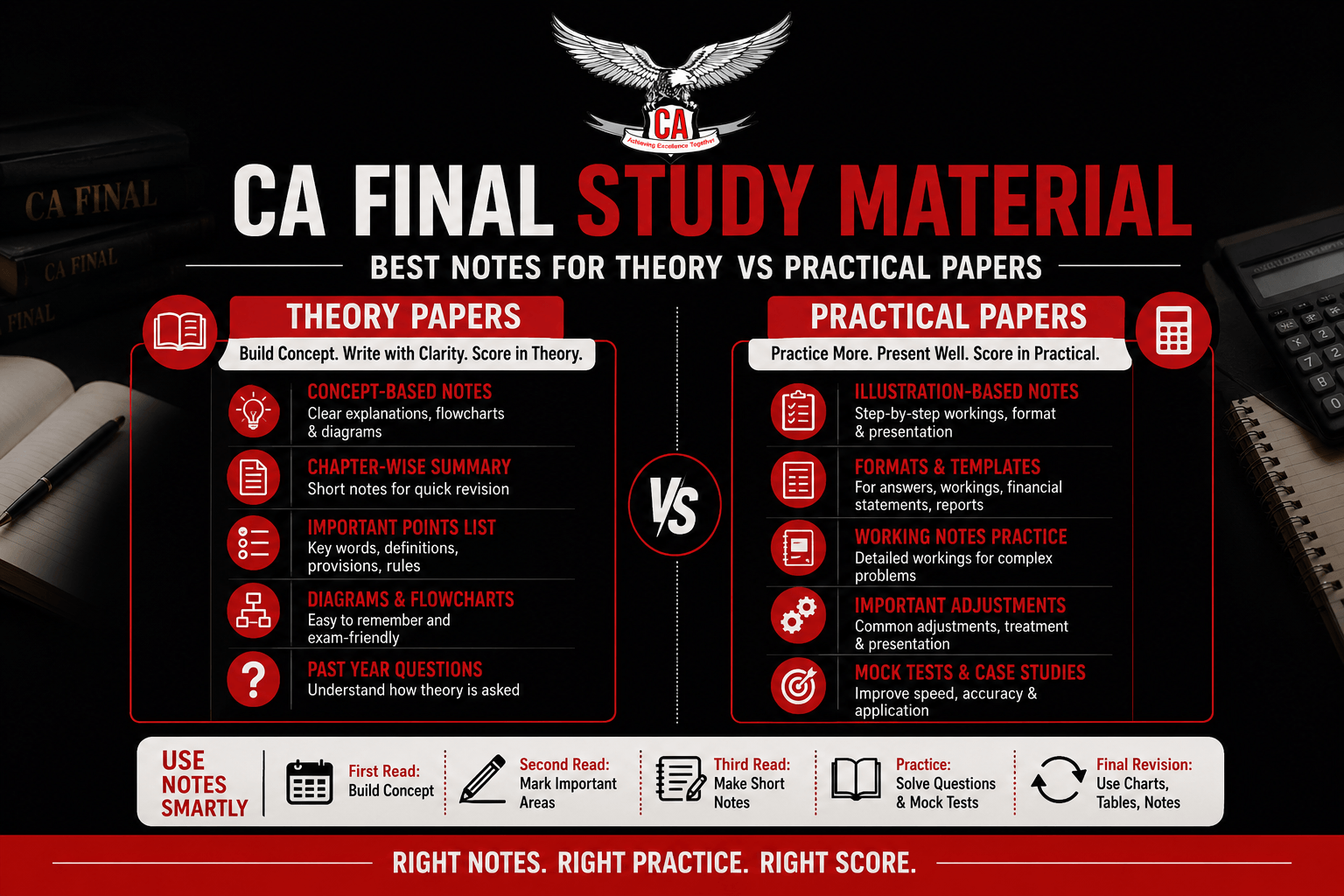 CA Final Study Material: Best Notes for Theory vs Practical Papers