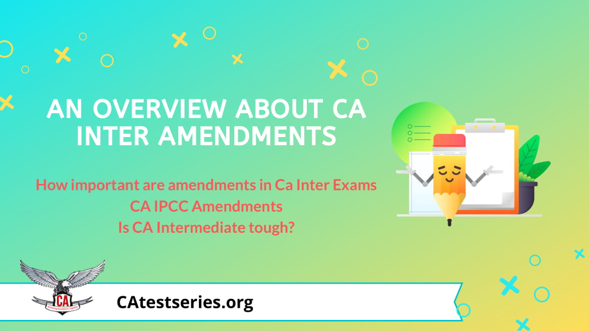 CA Inter Amendments For September 2026