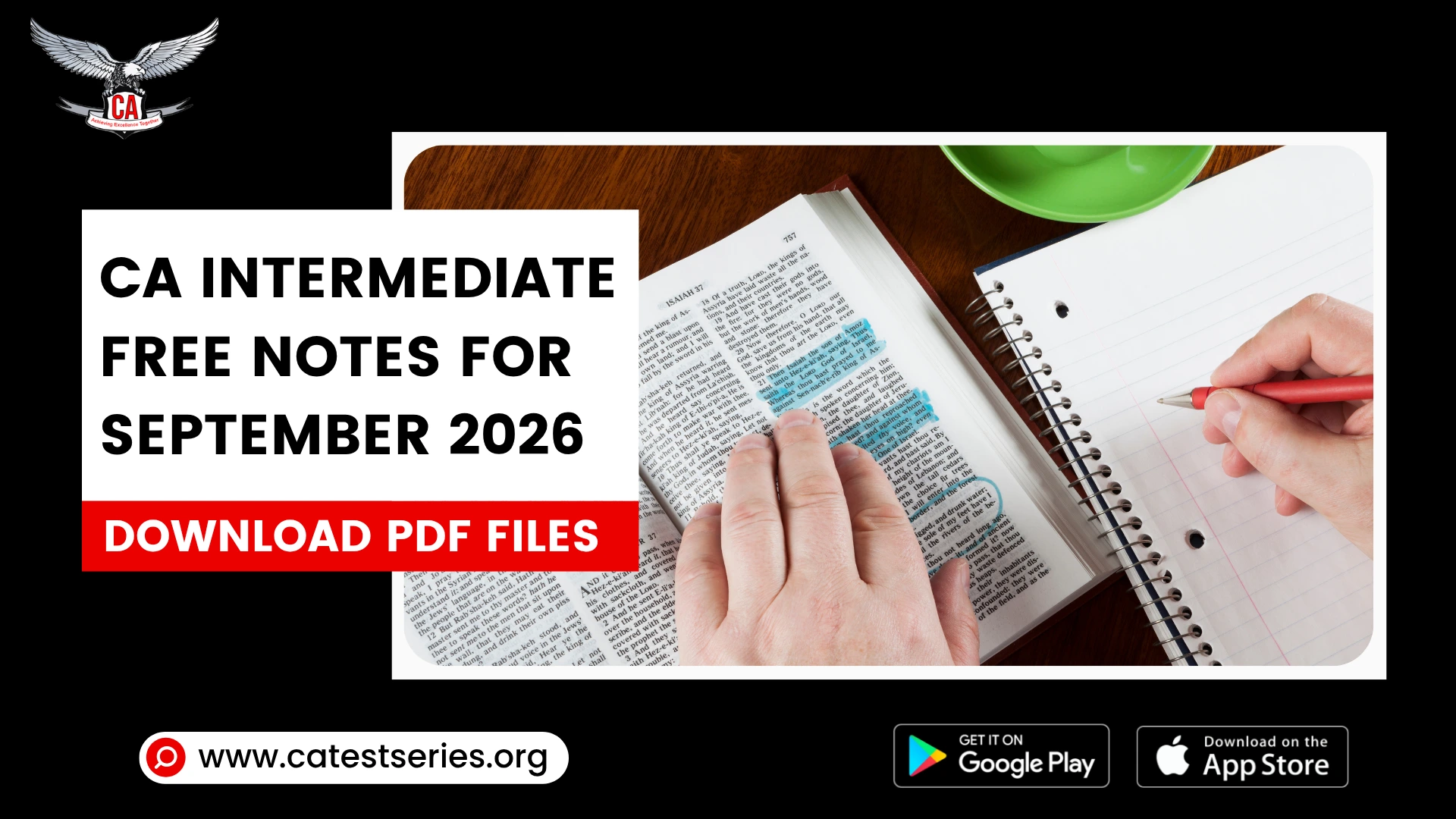 CA Intermediate Free Notes for September 2026 | Download Pdf Files