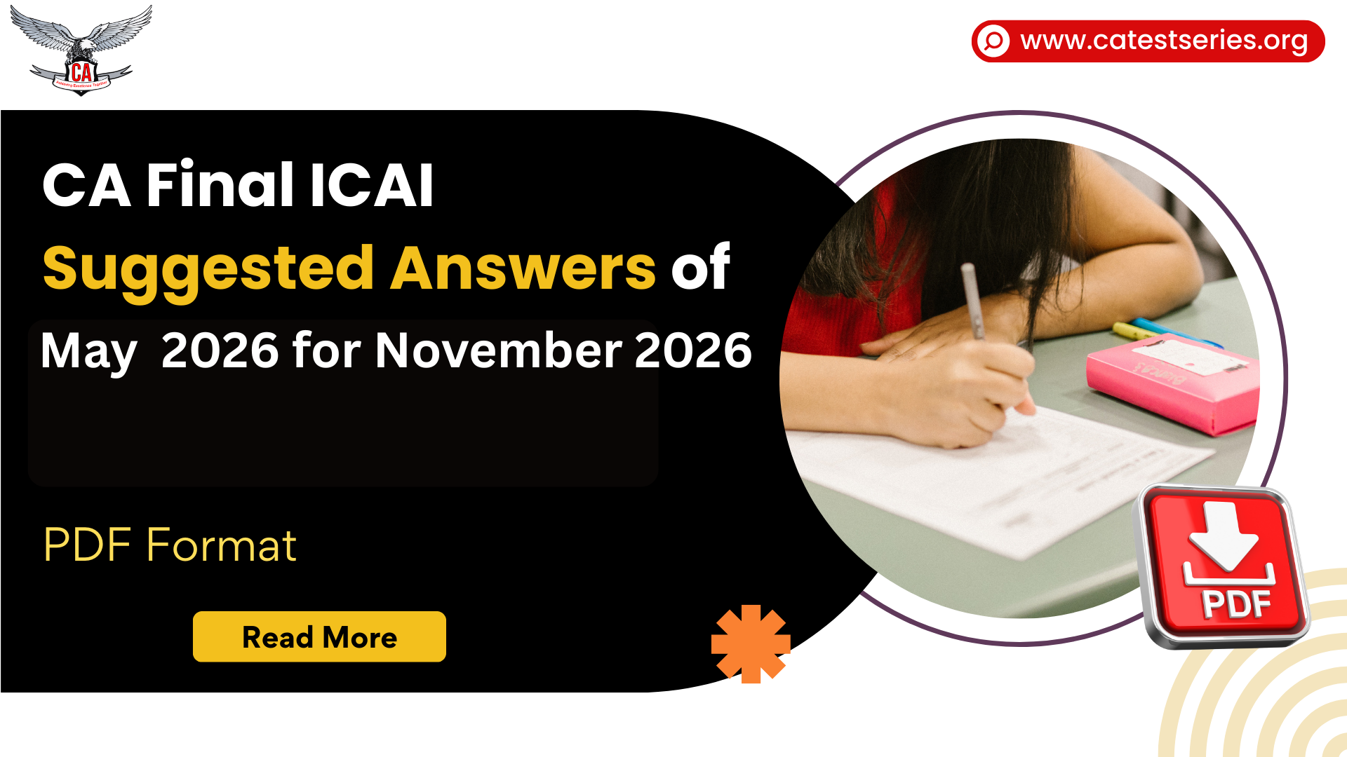 CA Final ICAI Suggested Answers of May 2026 for November 2026 | PDF Format
