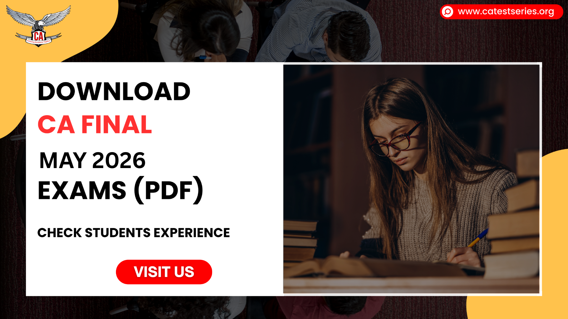 Download CA Final September 2026  Exams (Pdf) and check students experience