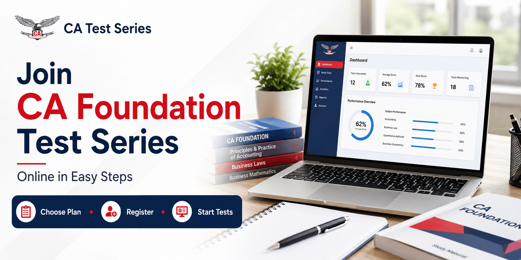 How to Join CA Foundation Test Series Online Step-by-Step Process