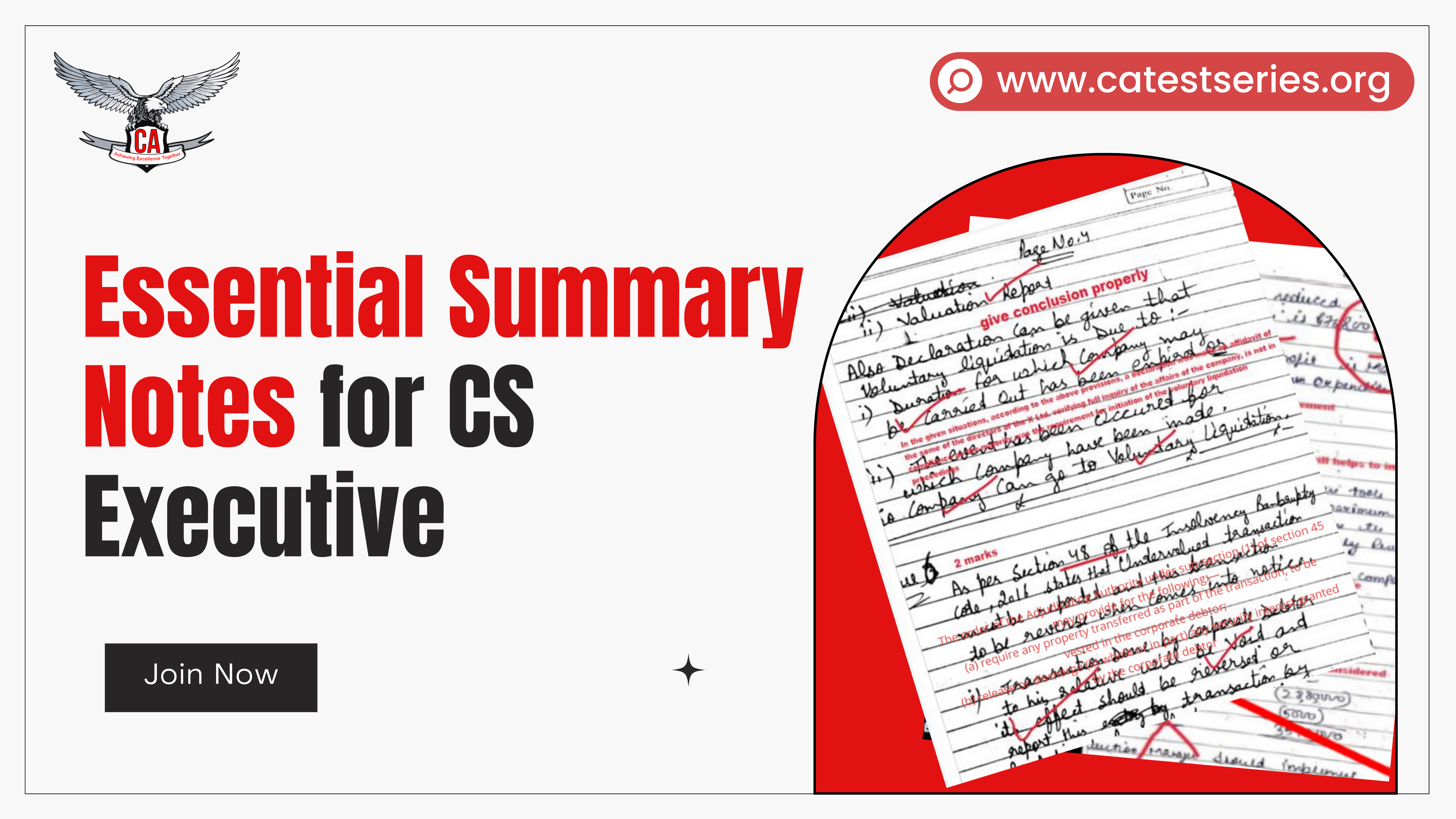 Summary Notes for CS Executive for ICSI 2026 | Download CS Executive Notes PDF
