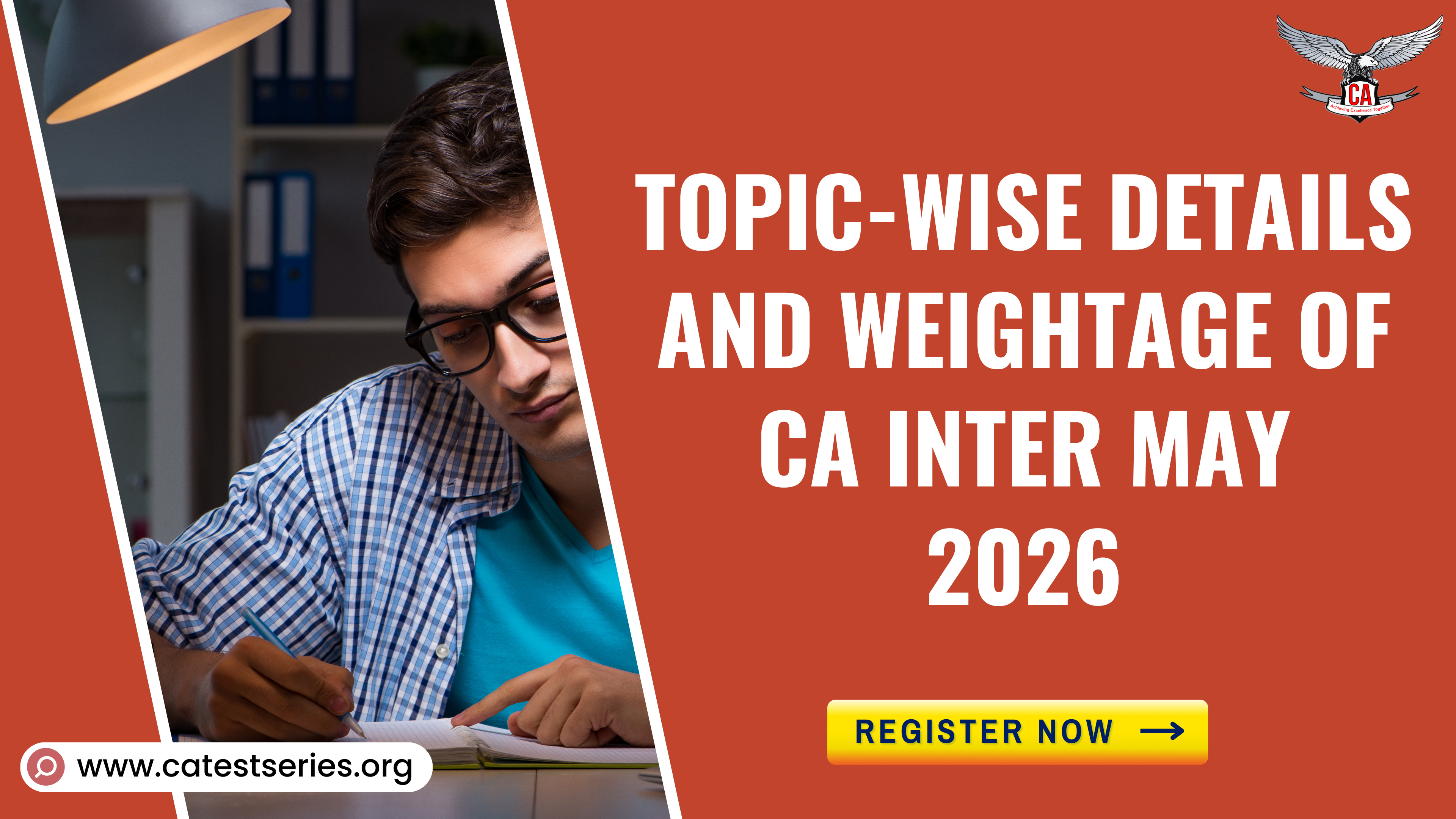 Topic-wise details and weightage of CA Inter May 2026